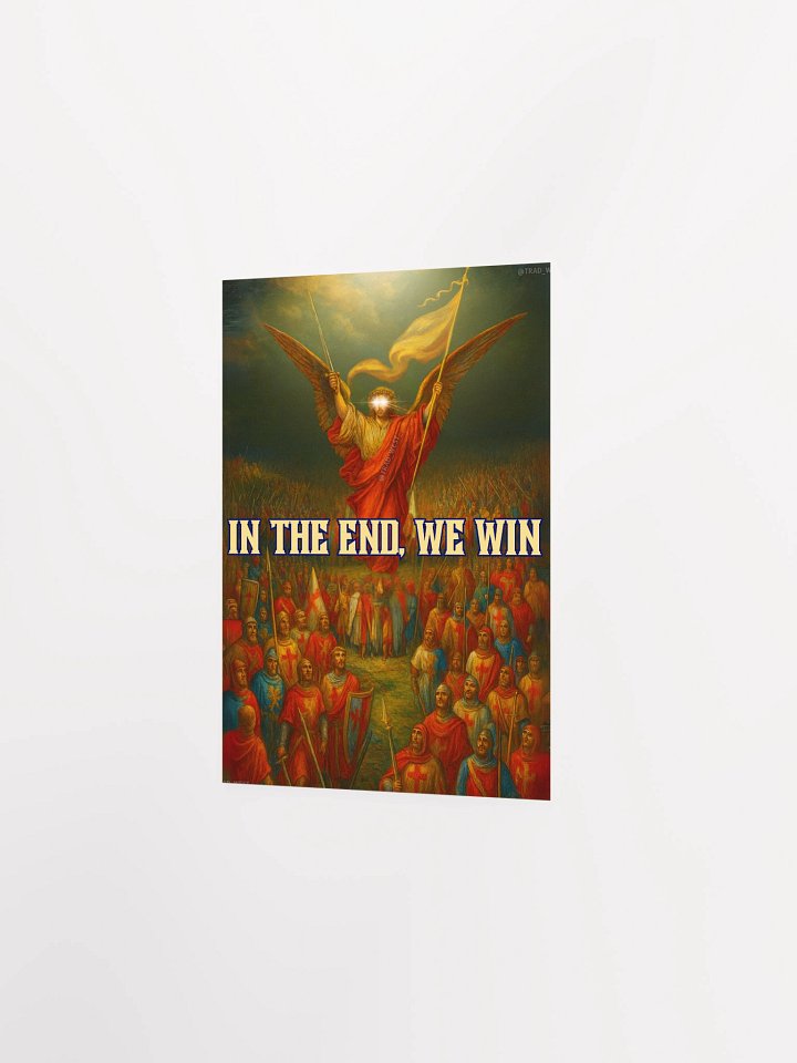 In the end we win poster product image (4)