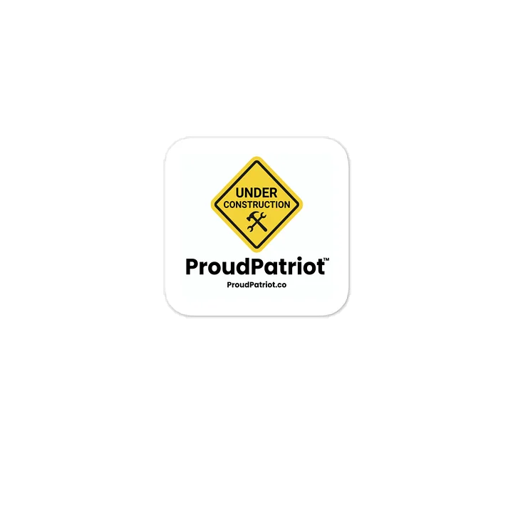 Under Construction Vinyl Sticker product image (1)