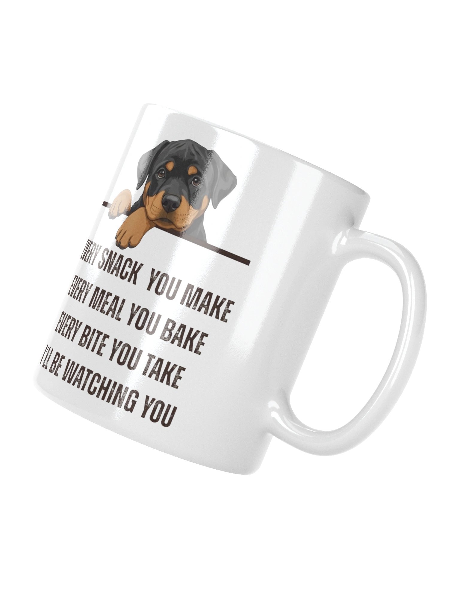 Rottweiler Pawsitively Watching You Mug product image (7)