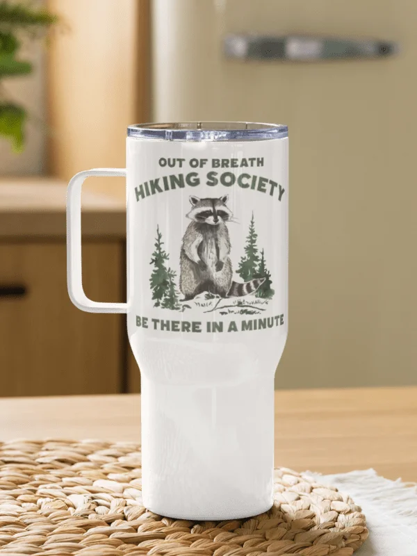 Out of Breath Hiking Society Travel Mug product image (1)