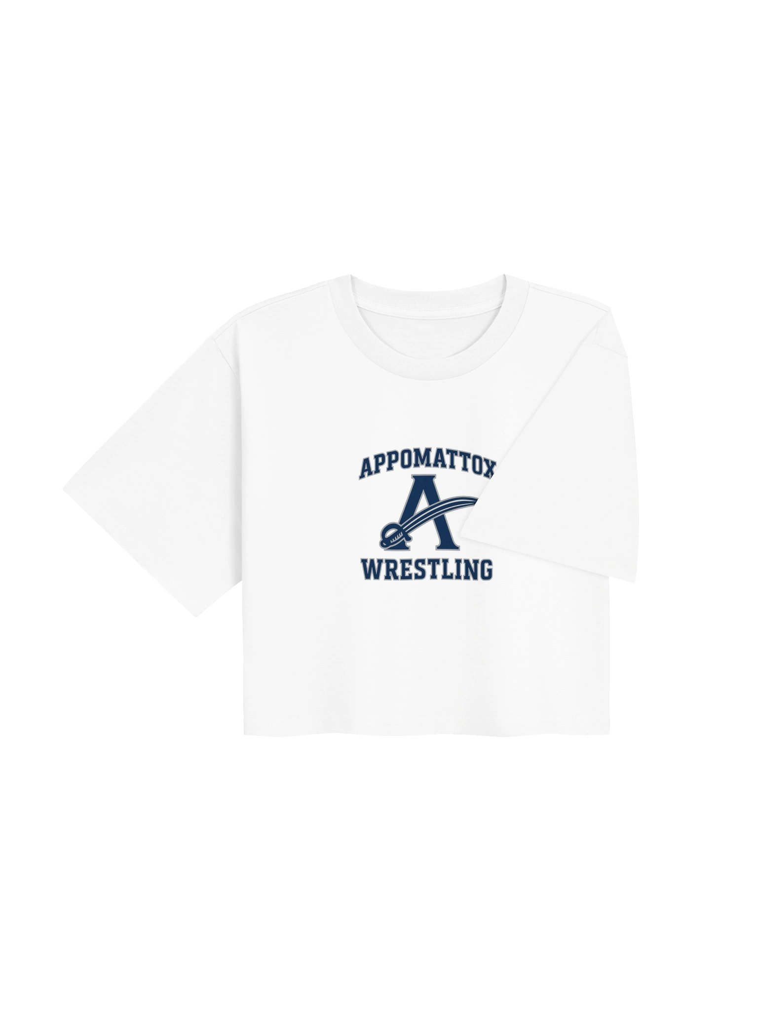 Appomattox Wrestling Crop T-Shirt product image (4)