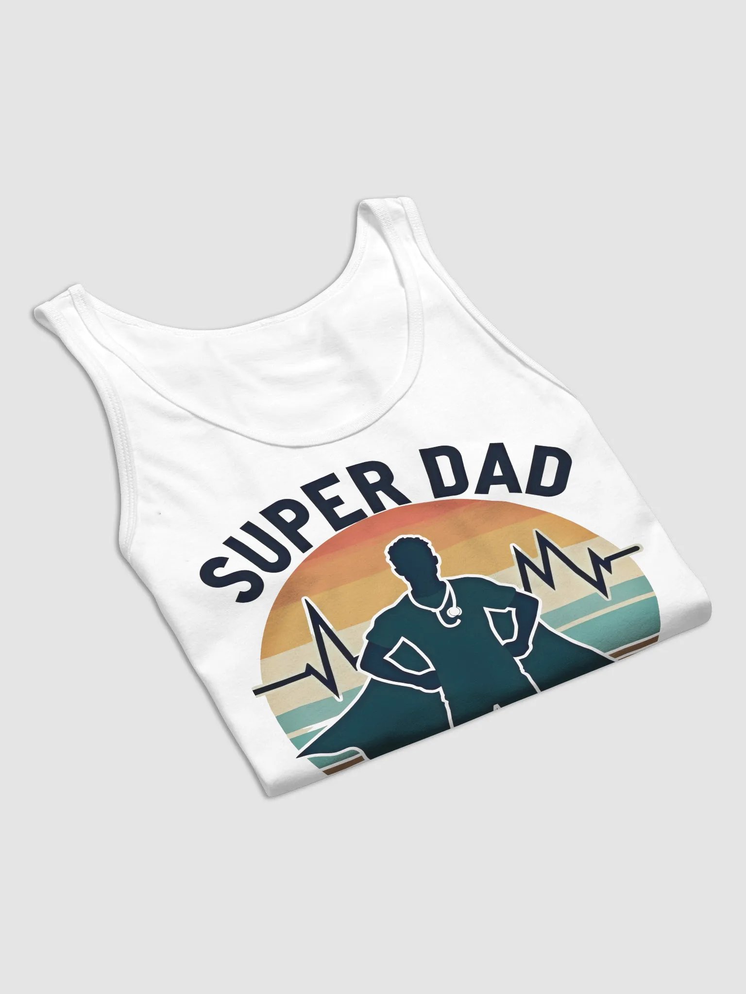 Super Dad in Scrubs Jersey Tank product image (32)