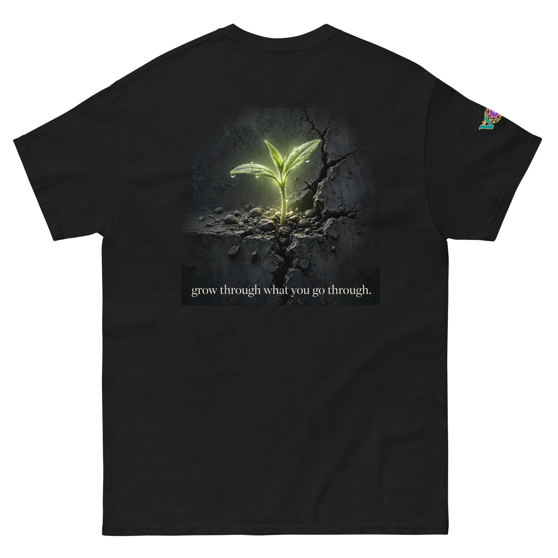 V2W "WHAT YOU DO GROWS YOU” Concrete Sprout Tee product image (7)
