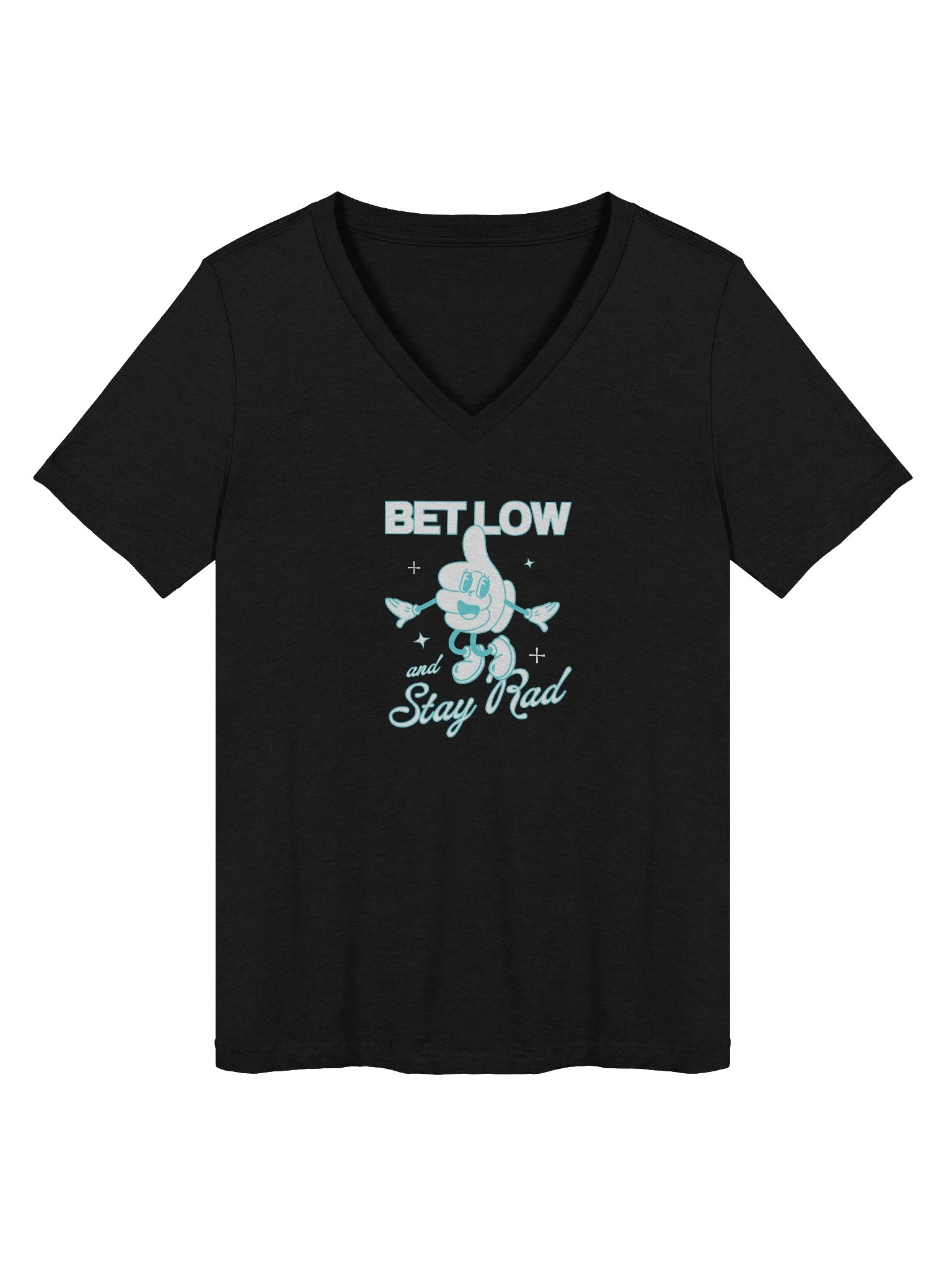 Bet Low Women's V-Neck Tee product image (1)