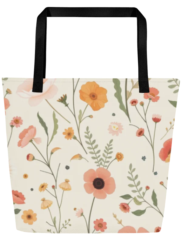 SUMMER FLOWER GARDEN SHOPPING BAG - Blumengarten Einkaufstasche product image (9)