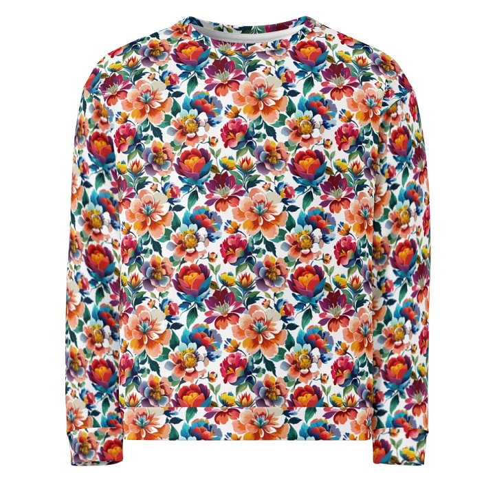 Floral Fantasy All-Over Print Sweatshirt product image (1)