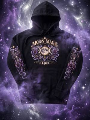 Moon Magic Hoodie ✨🌙 | Wearable Spellwork Moon magic, but make it wearable. 🌙✨ A little celestial energy, a little witchy aesthetic, and a whole lot of personality. 🖤💜 The Moon Magic Hoodie is part of the UDGC Wearable Spellwork collection — created for those who like their style with a touch of cosmic magic. 🌙 Wear your intention. ✨ Follow your celestial path. 🔮 Manifest together. Shop UltiDivineGoddess Creations — link in bio. #UDGC #witchtokrising #HalloweenStyle #WitchyVibes #hoodie #celestial #Halloween #WitchTok #MAGIC #HalloweenFashion #Salem #blackgirlmagic #catsoftiktok #Magic