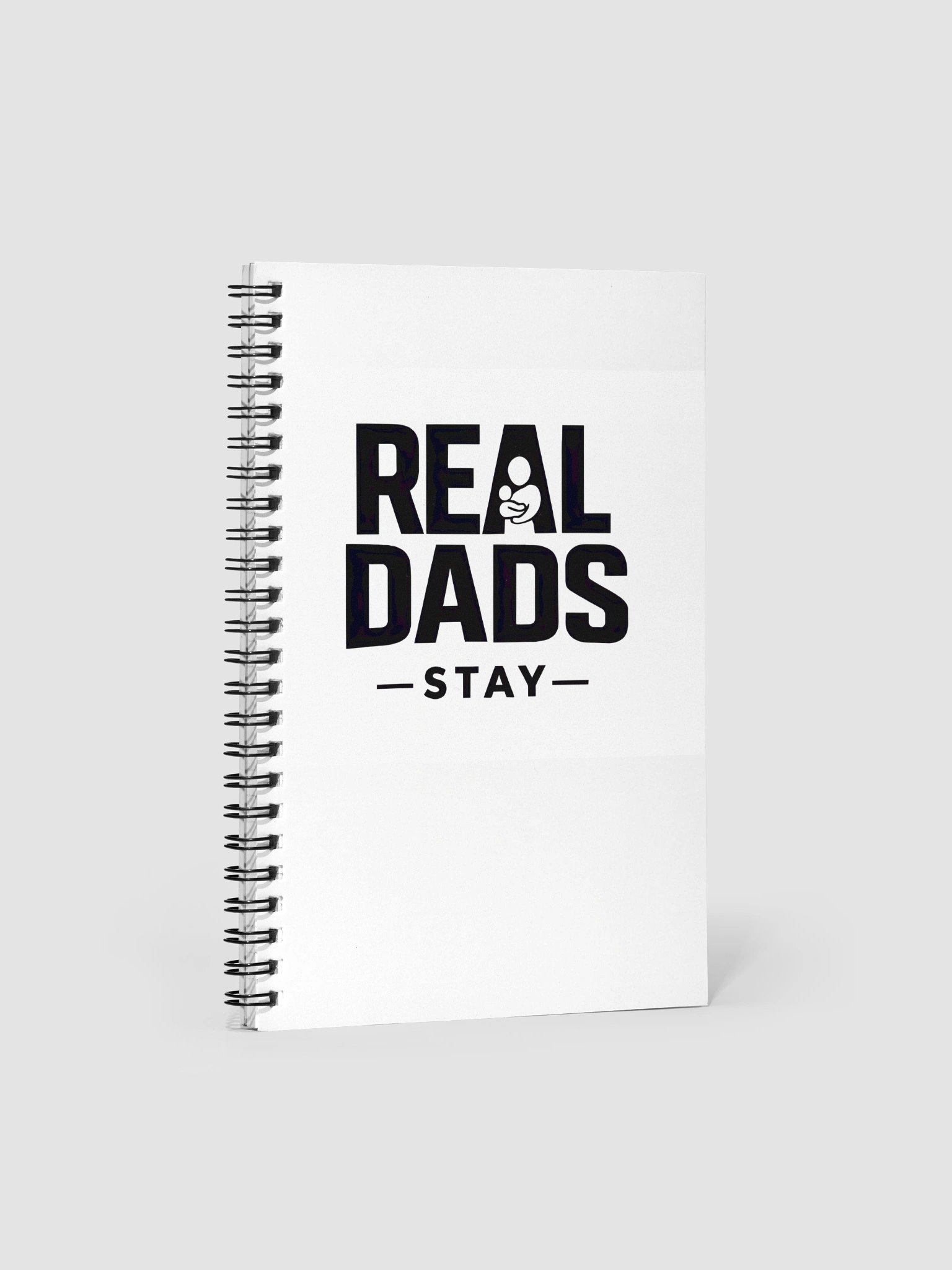 Real Dads Stay Spiral Notebook product image (1)