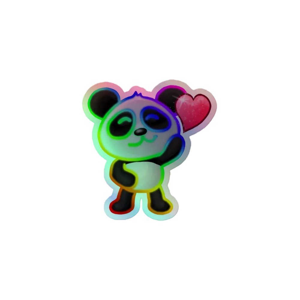 One Love Holographic Sticker product image (1)