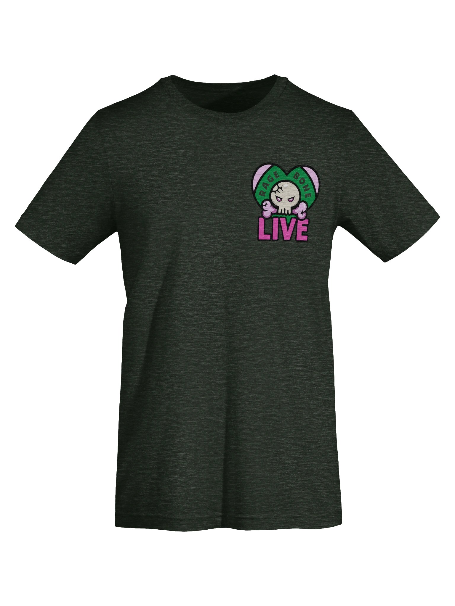 Rage Bone Live Skull T-Shirt product image (69)