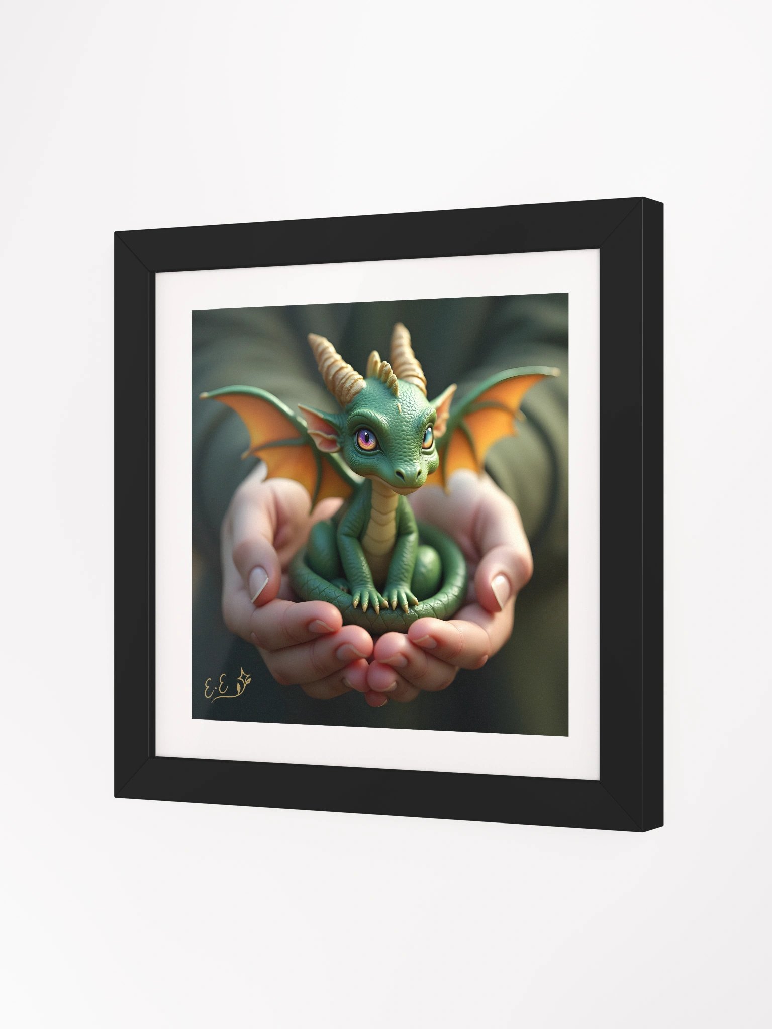 Tiny Green Dragon Print product image (2)