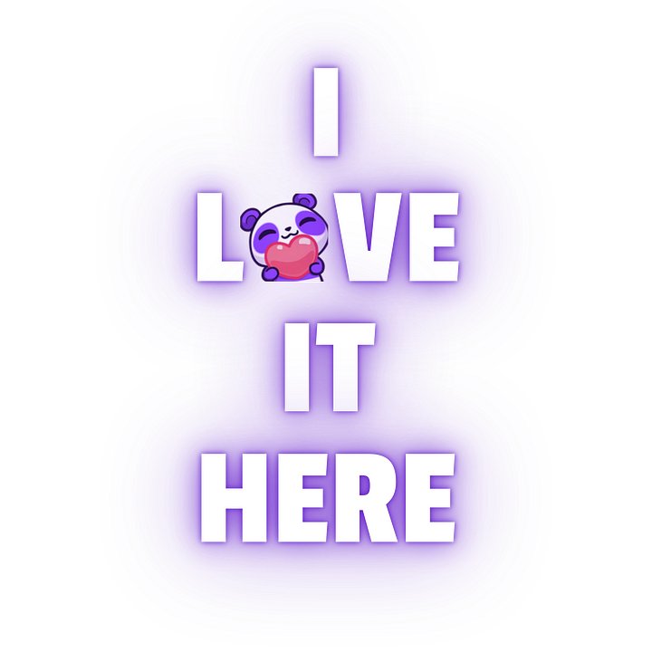 I Love It Here Sticker product image (1)