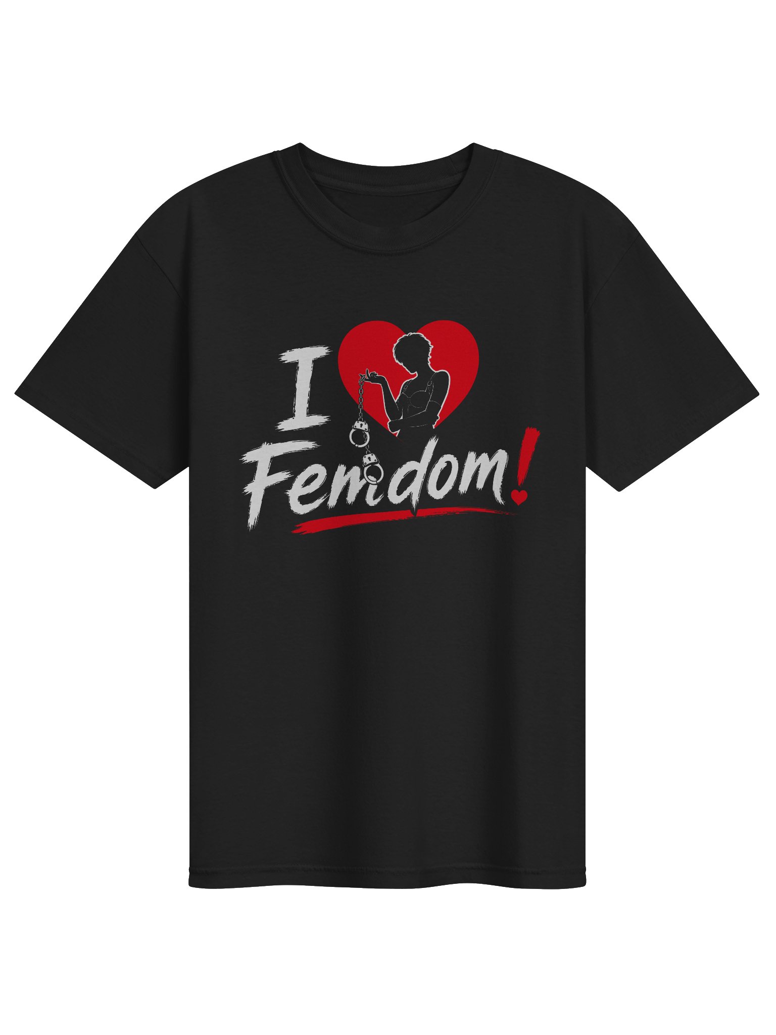 I Love Femdom! – Gothic Heart Sticker Design product image (1)