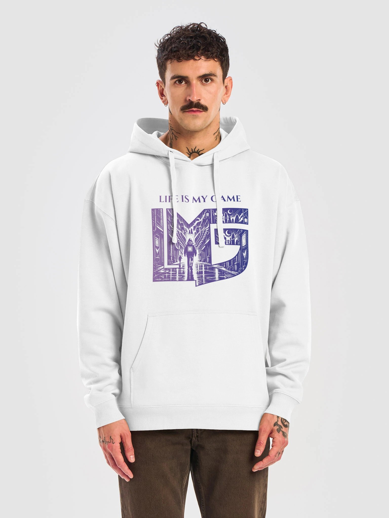 Life Is My Game — MultiEmanation Organic Hoodie product image (5)