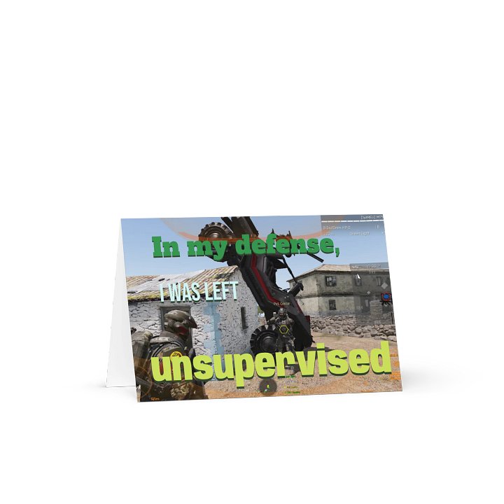 Unsupervised Shenanigans Greeting Card product image (1)