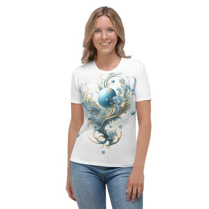 Floral art T shirt product image (2)