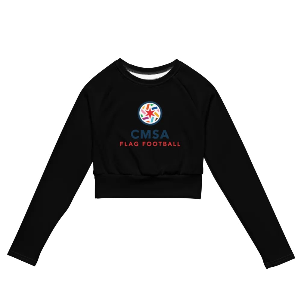 Long Sleeve Black Crop Top product image (2)