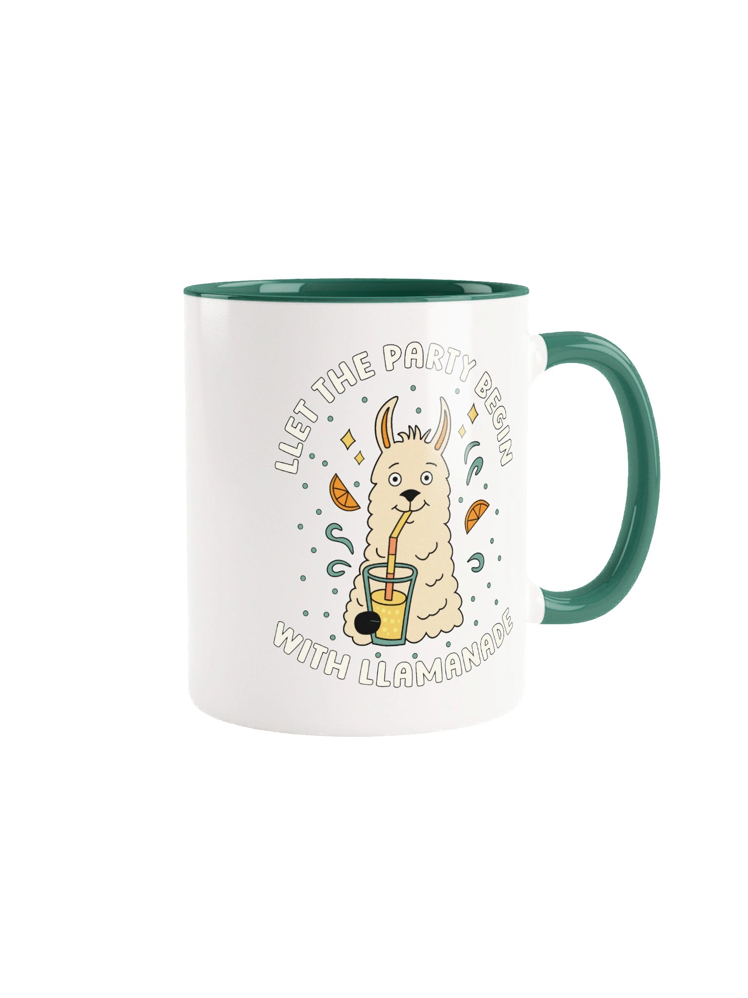 Llet The Party Begin With Llamanade Llama Mug product image (2)