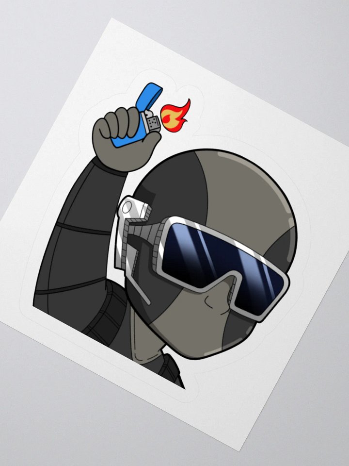 lighter emote Kiss Cut Stickers product image (5)