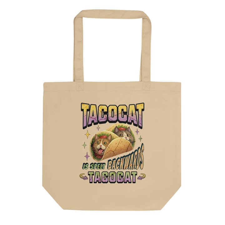 TACOCAT Tote: Playful Palindrome product image (1)