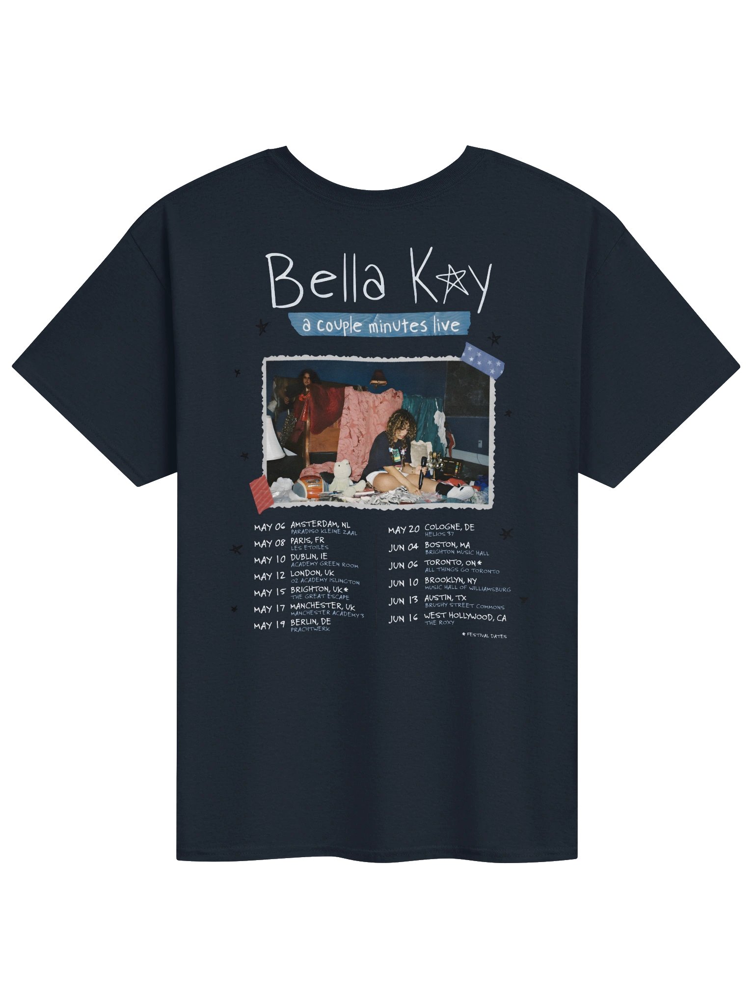 Bella Kay Tour Merch Tshirt product image (2)