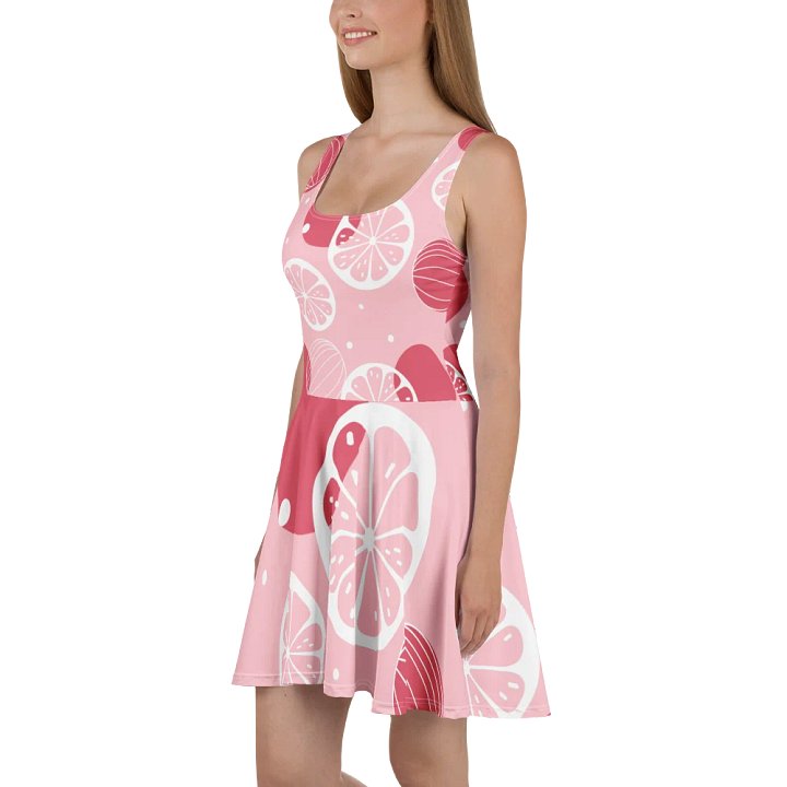 Citrus Burst All-Over Skater Dress product image (1)