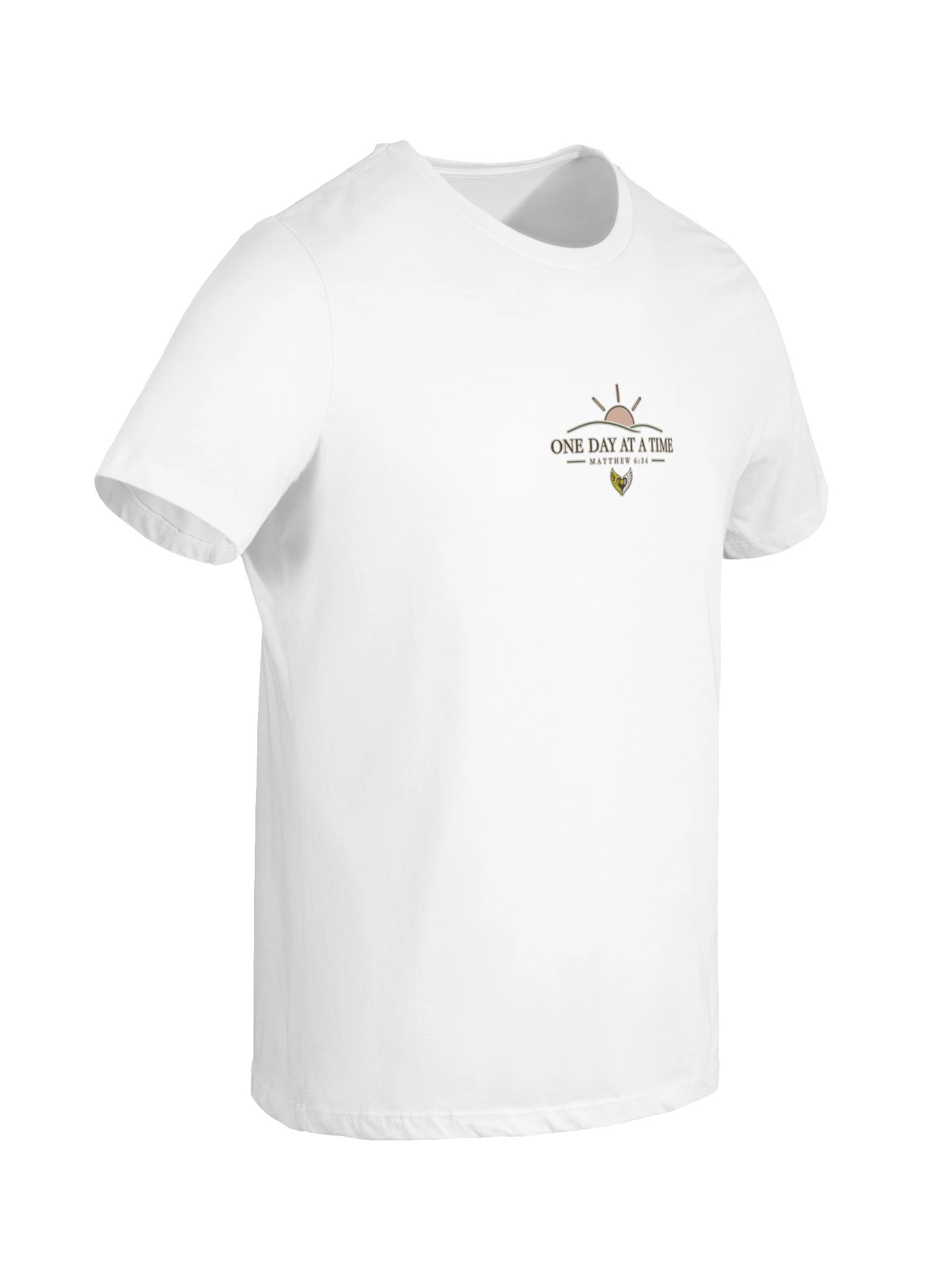 One Day at a Time | Matthew 6:34 Relaxed Tee product image (36)