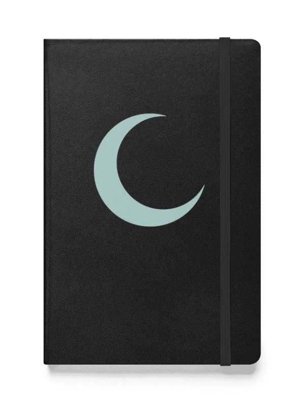 Crescent Moon Notebook – Light Mist Print product image (5)