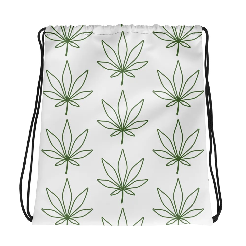 Cannabis Leaf Drawstring Bag product image (1)