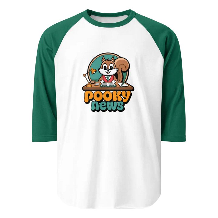 Pooky's Newsroom Raglan Tee product image (1)