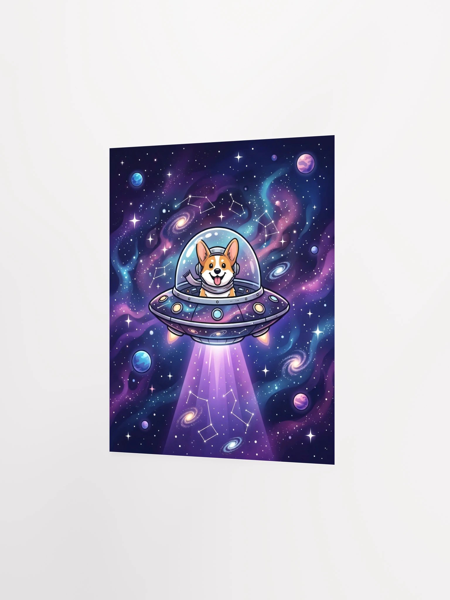 UFO Corgi Poster product image (26)