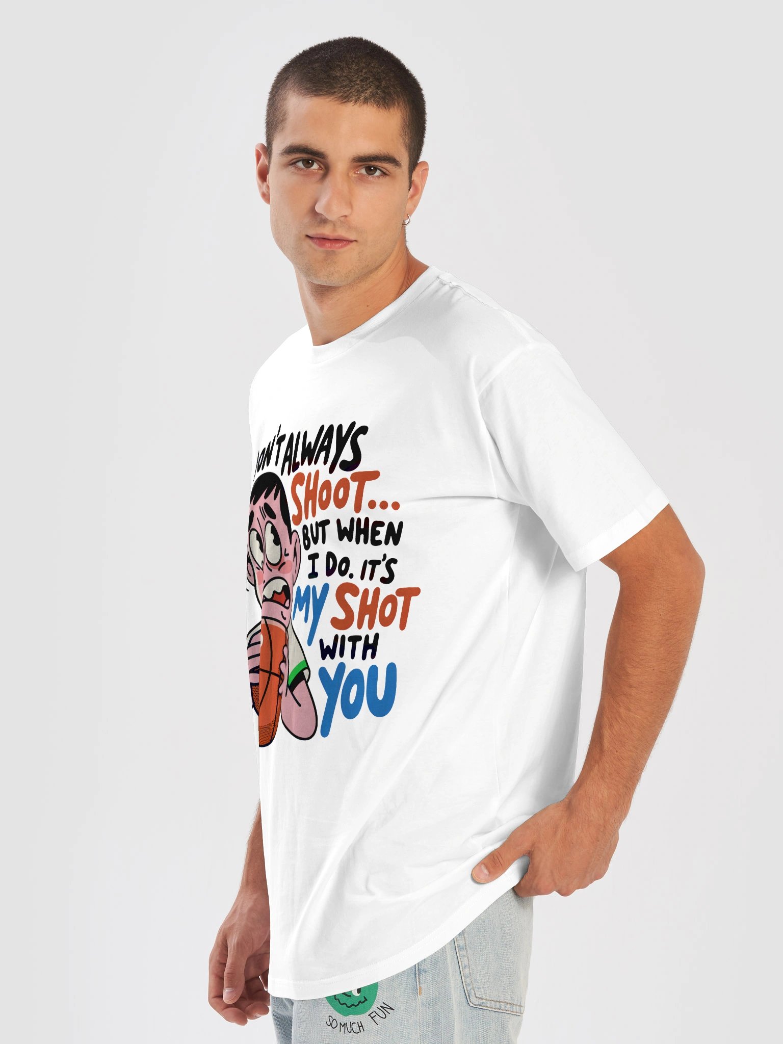 Funny Hoops Unisex Tee product image (7)