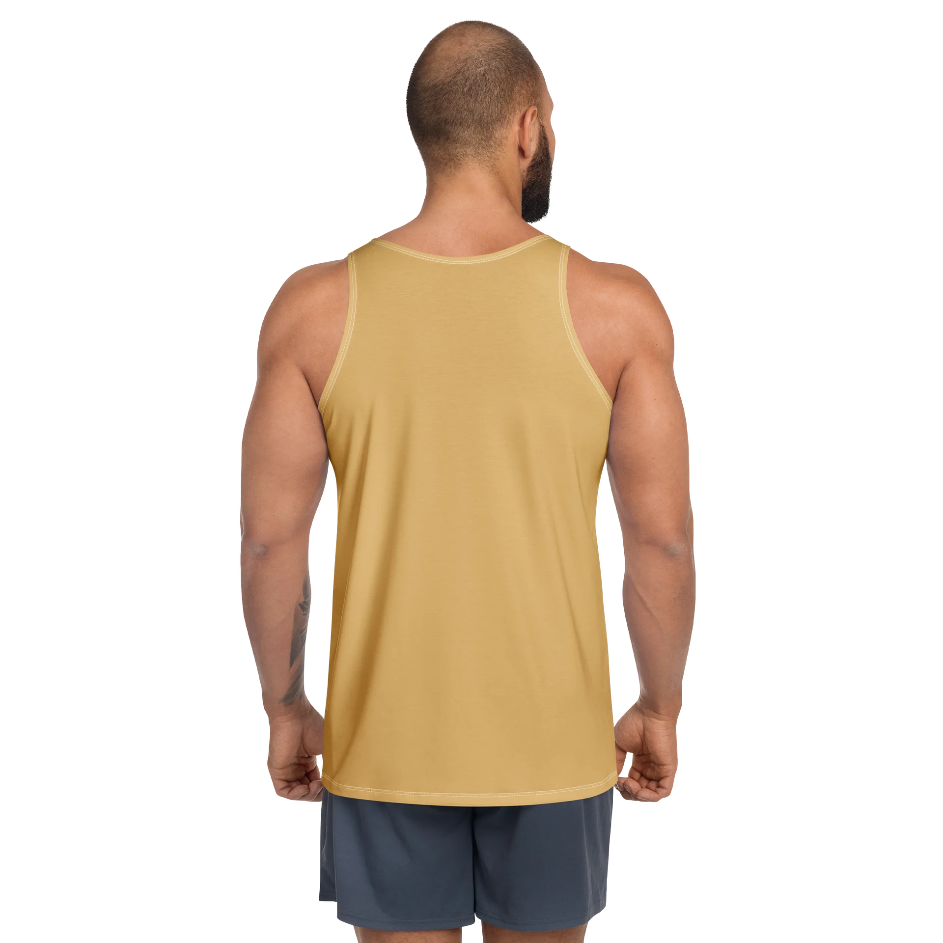 Minimal Tan All-Over Print Tank Top product image (4)