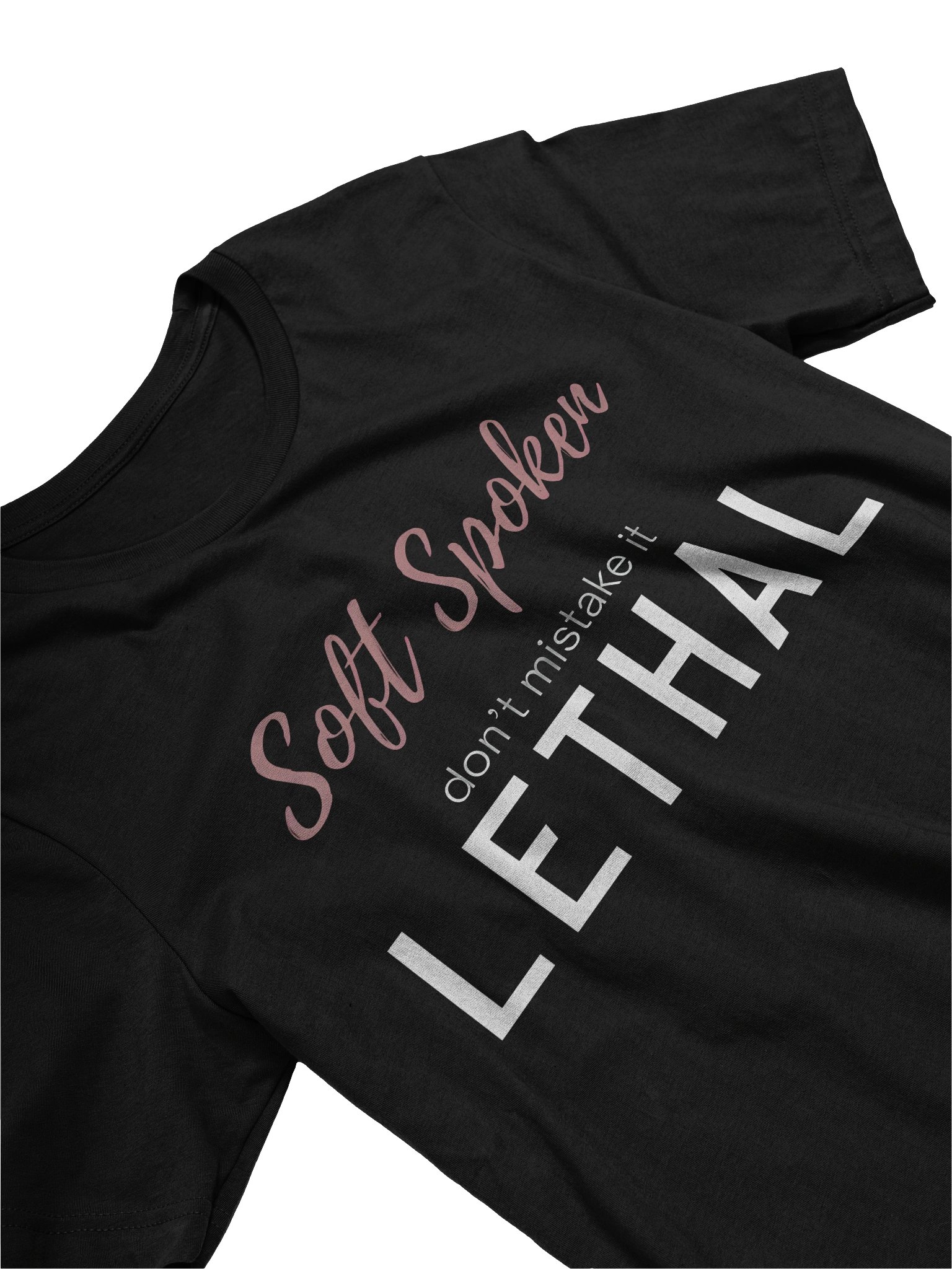 Soft Spoken Don't Mistake it Lethal Tee| Gothic Tattoo- Style By Inkthorn Studio product image (3)