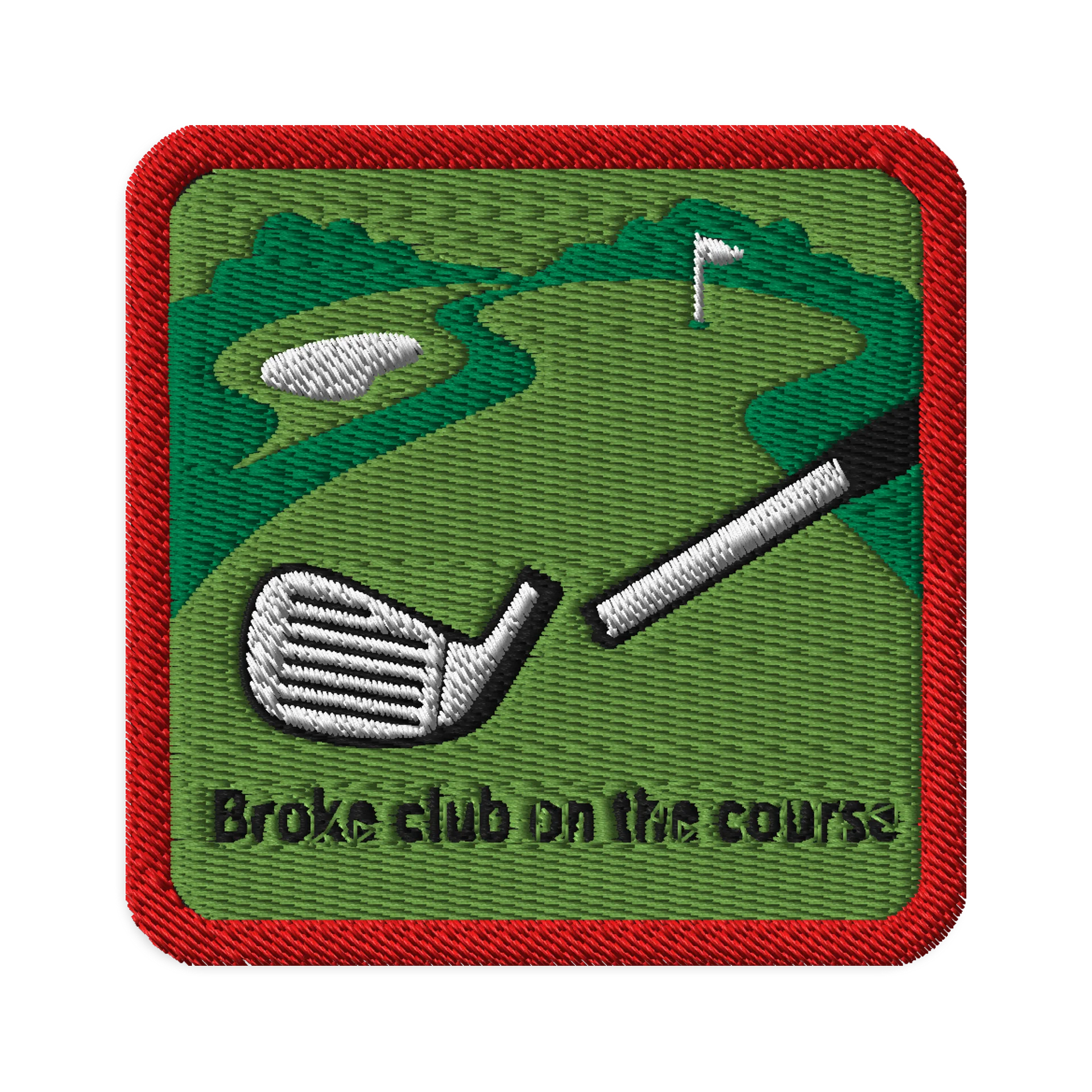 Golf Demerit Badge - Broke a club on the course - (version 1) product image (1)