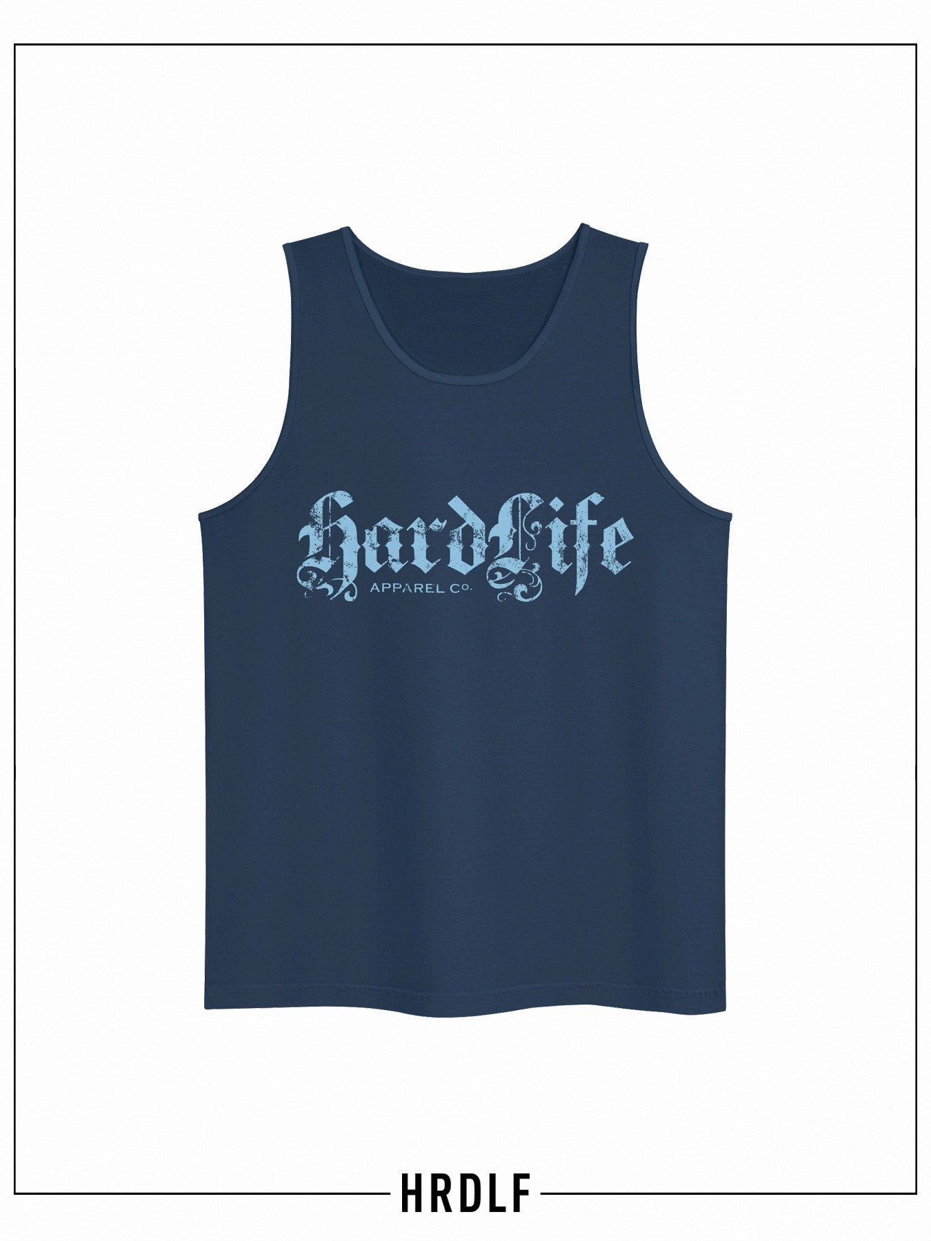 OG Logo - Distressed Light Blue on Navy Tank product image (1)