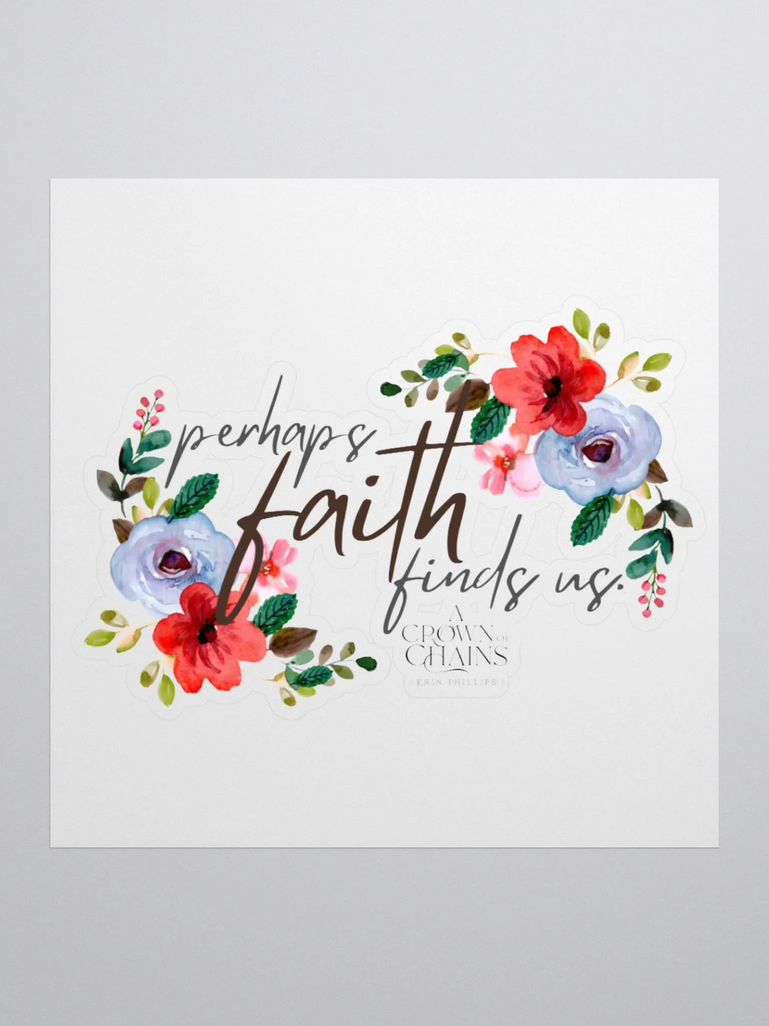 Faith Sticker (A Crown of Chains) product image (1)