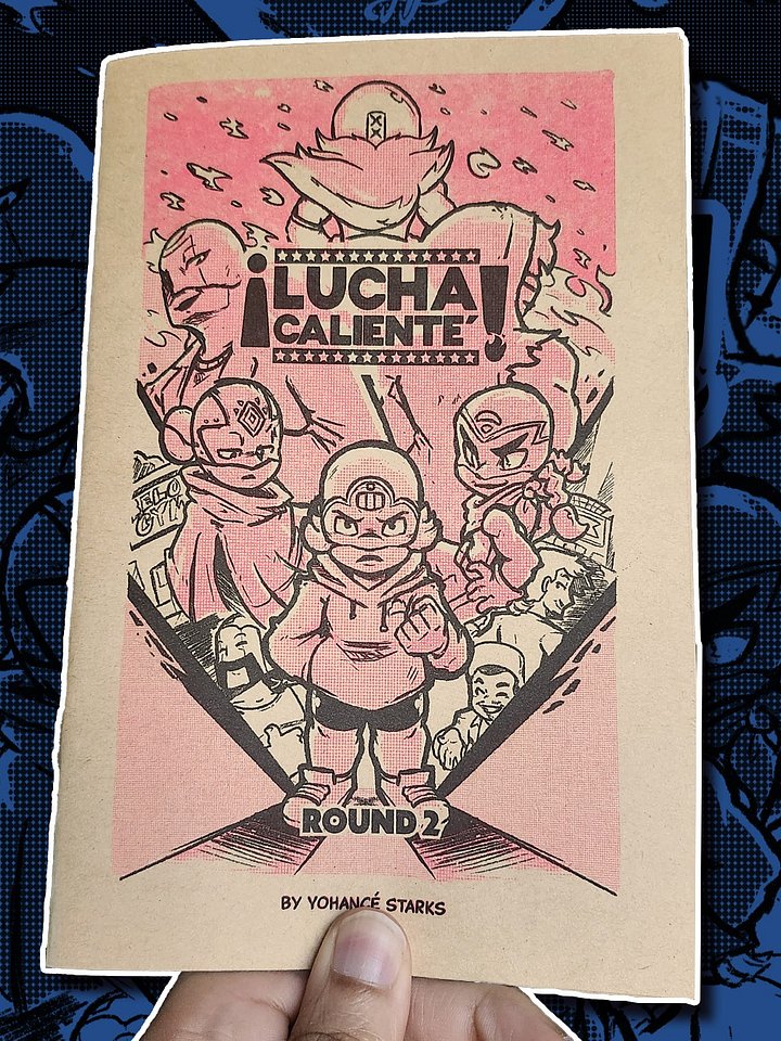 Lucha Calienté - Round 2 Riso Zine product image (1)