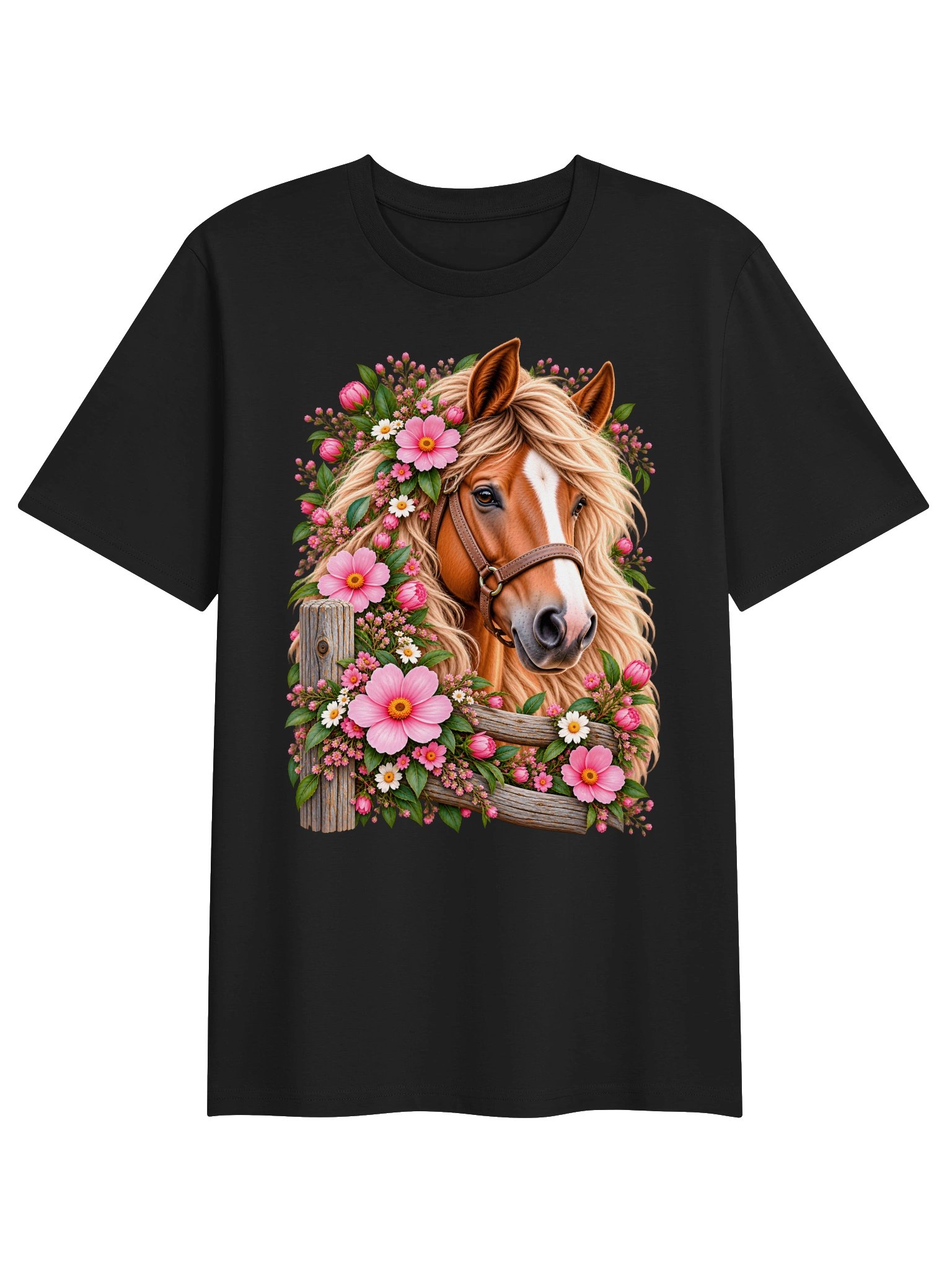 Women's Christian Horse T-Shirt – Grace in the Countryside | Matthew 19:26 product image (1)