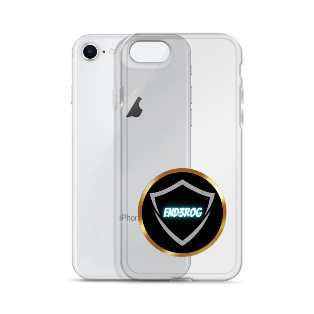 Glowing Shield Logo Clear iPhone Case product image (328)
