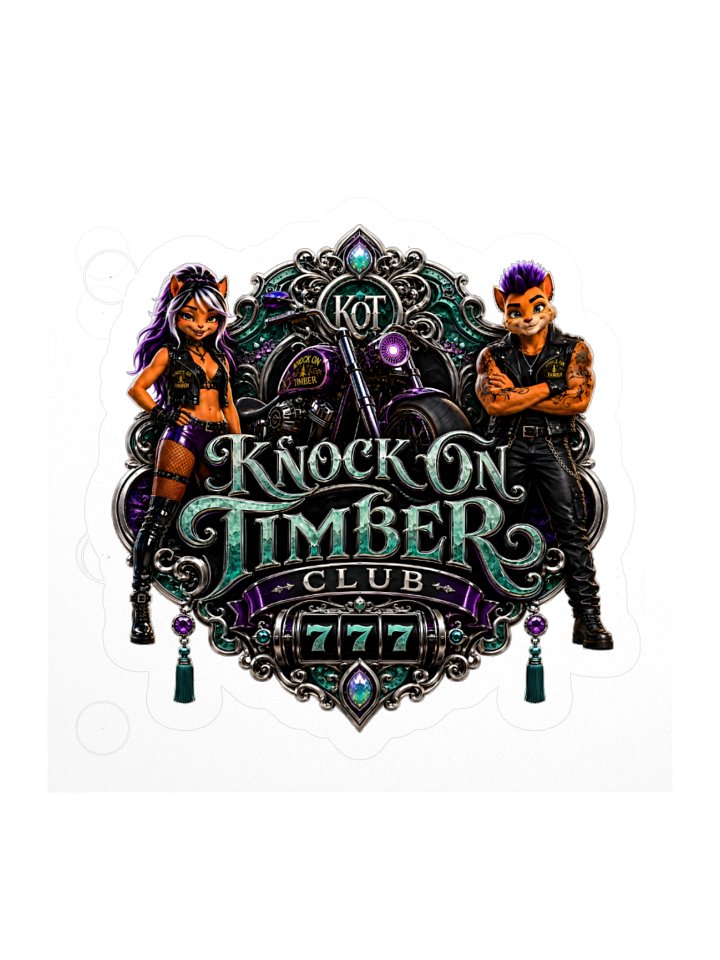 KOT 777 Ornate Club mascot Sticker product image (1)