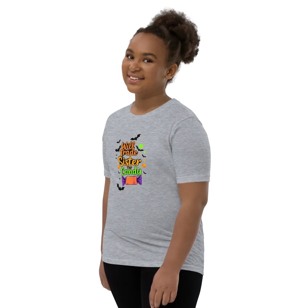 Will Trade Sister For Candy Youth T-shirt product image (11)