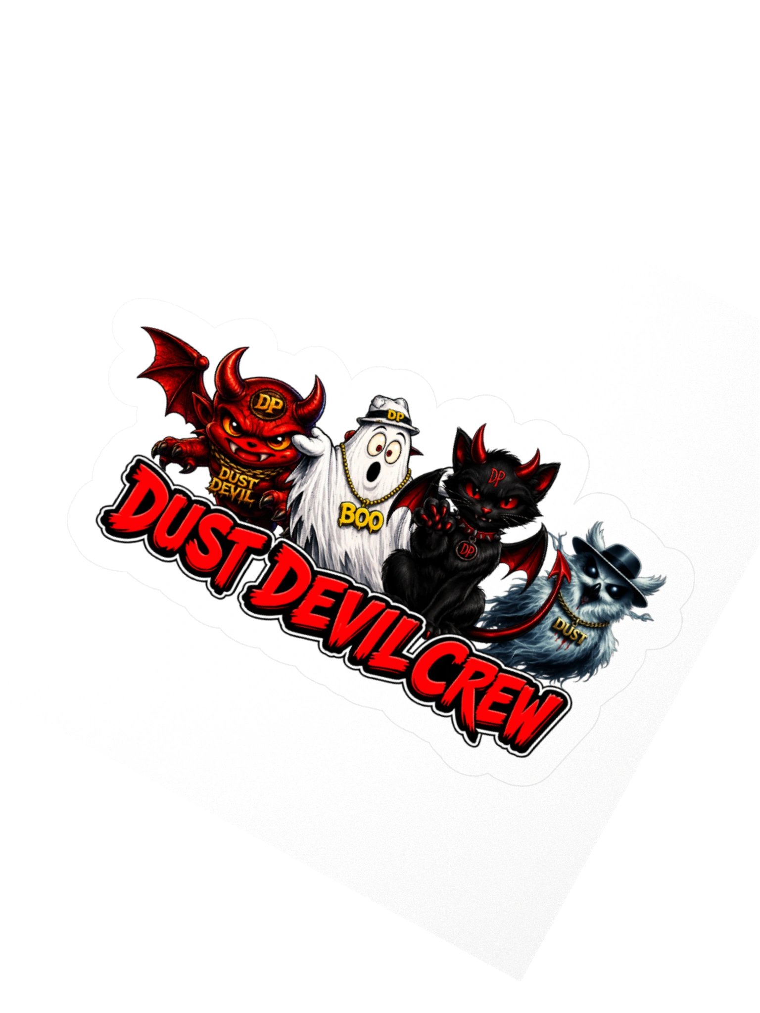 Dust Devil Crew 3" x 3" sticker product image (2)