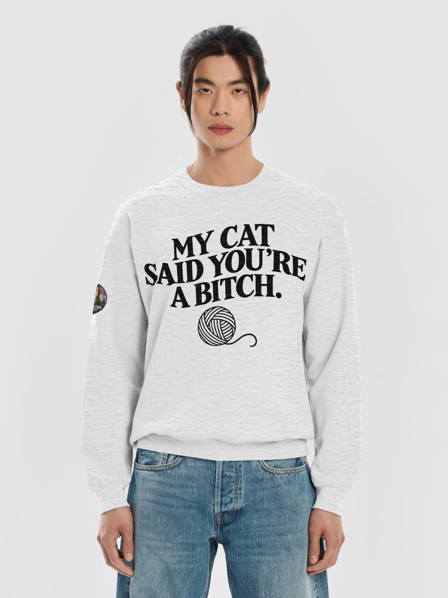 MERLIN SAID...CLASSIC CREW NECK SWEATSHIRT product image (41)
