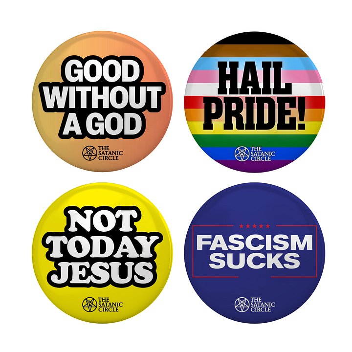 The Satanic Circle - 4 Button Packs (2.5 in.) product image (2)