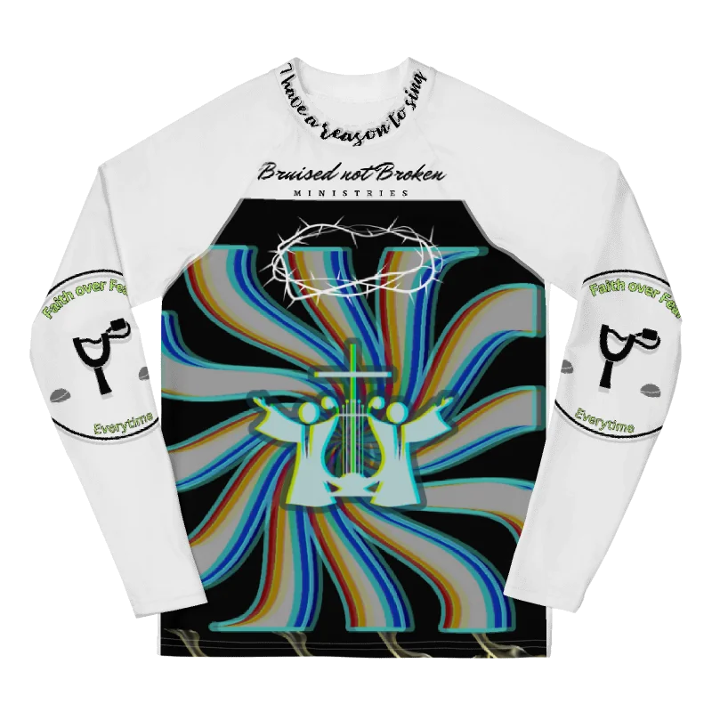 (Black in the back Fabric) Bigger Kids Rash Guard product image (1)