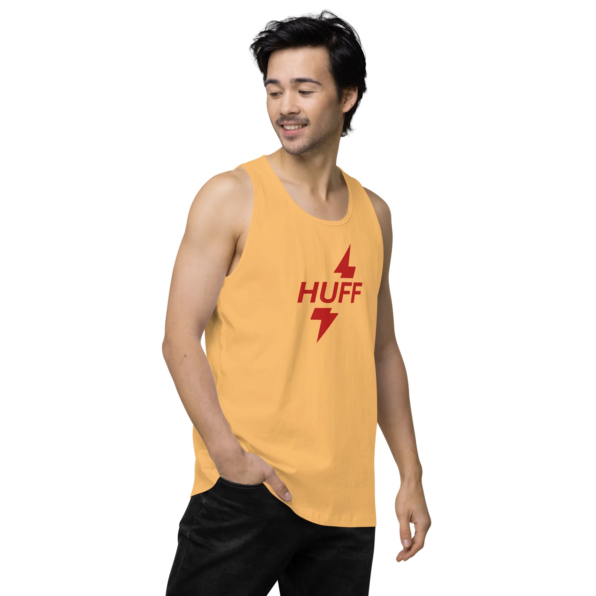 Huff Bolt Tank Top (Yellow) product image (3)