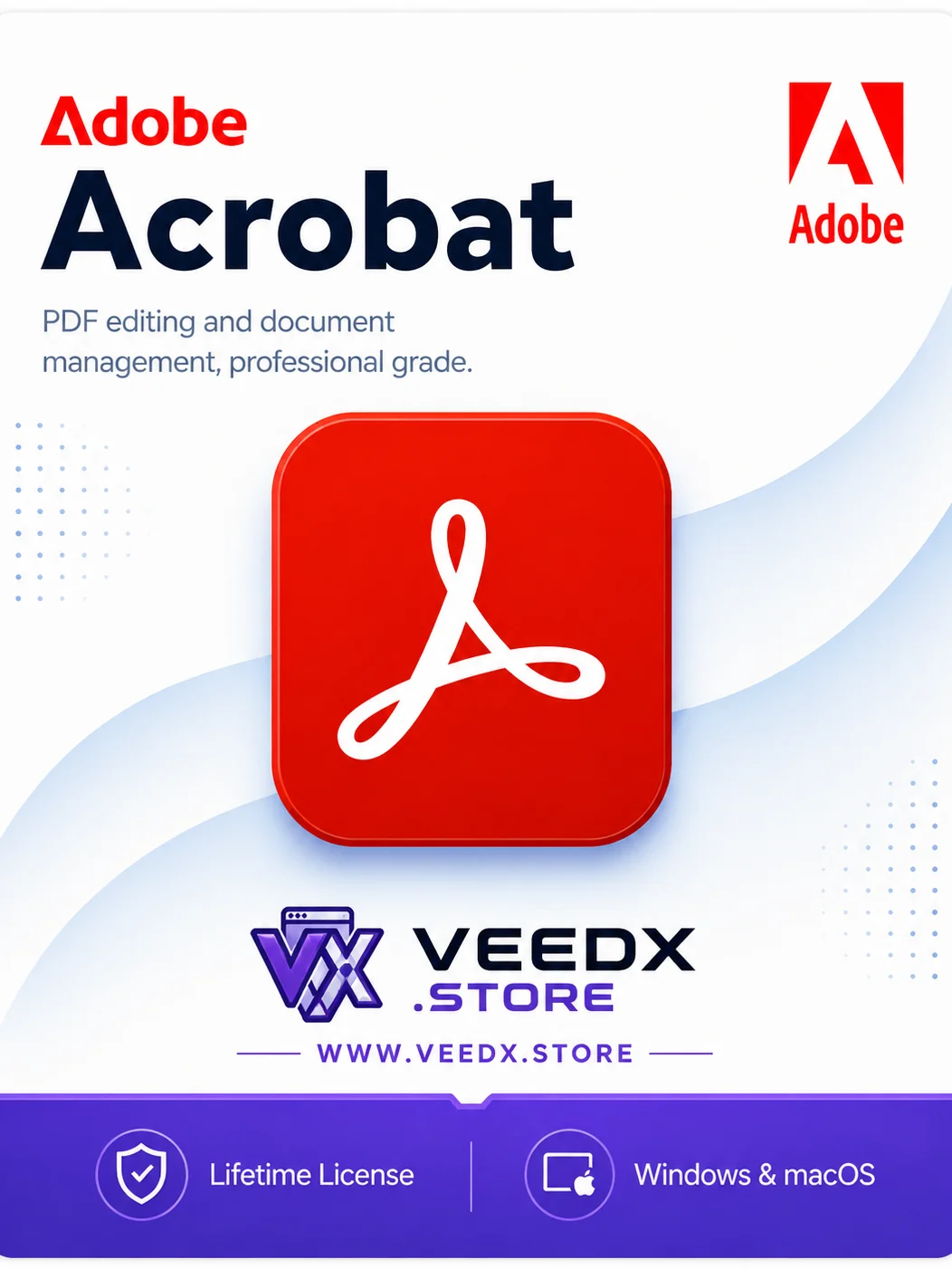 Adobe Acrobat Pro DC 2026 | Windows & MAC | Lifetime License product image (1)