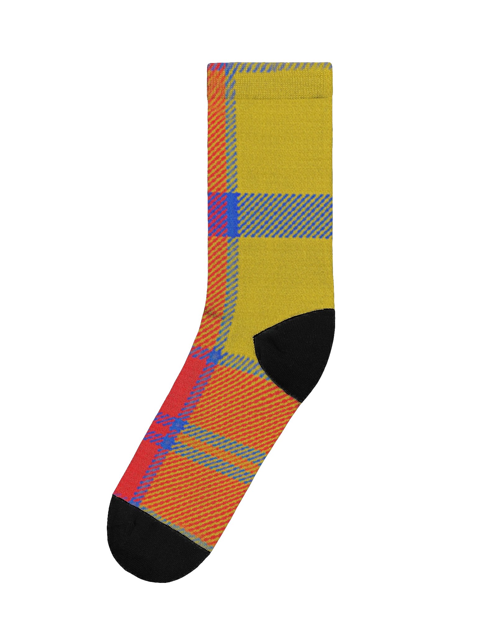 Tartan Style Plaid EcoChic Crew: Premium Sustainable Socks product image (1)