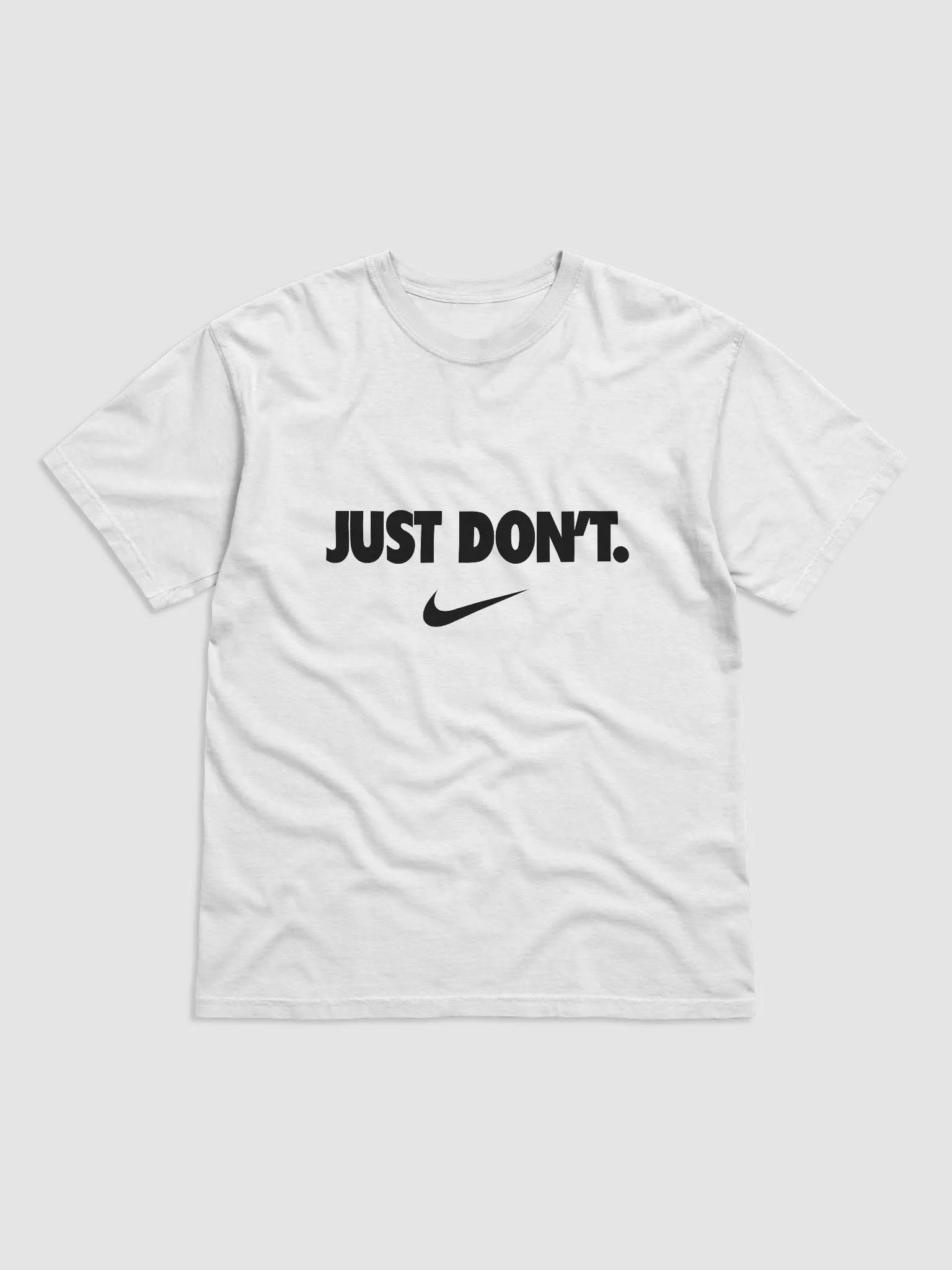 Just Don't Black Print T-Shirt product image (1)